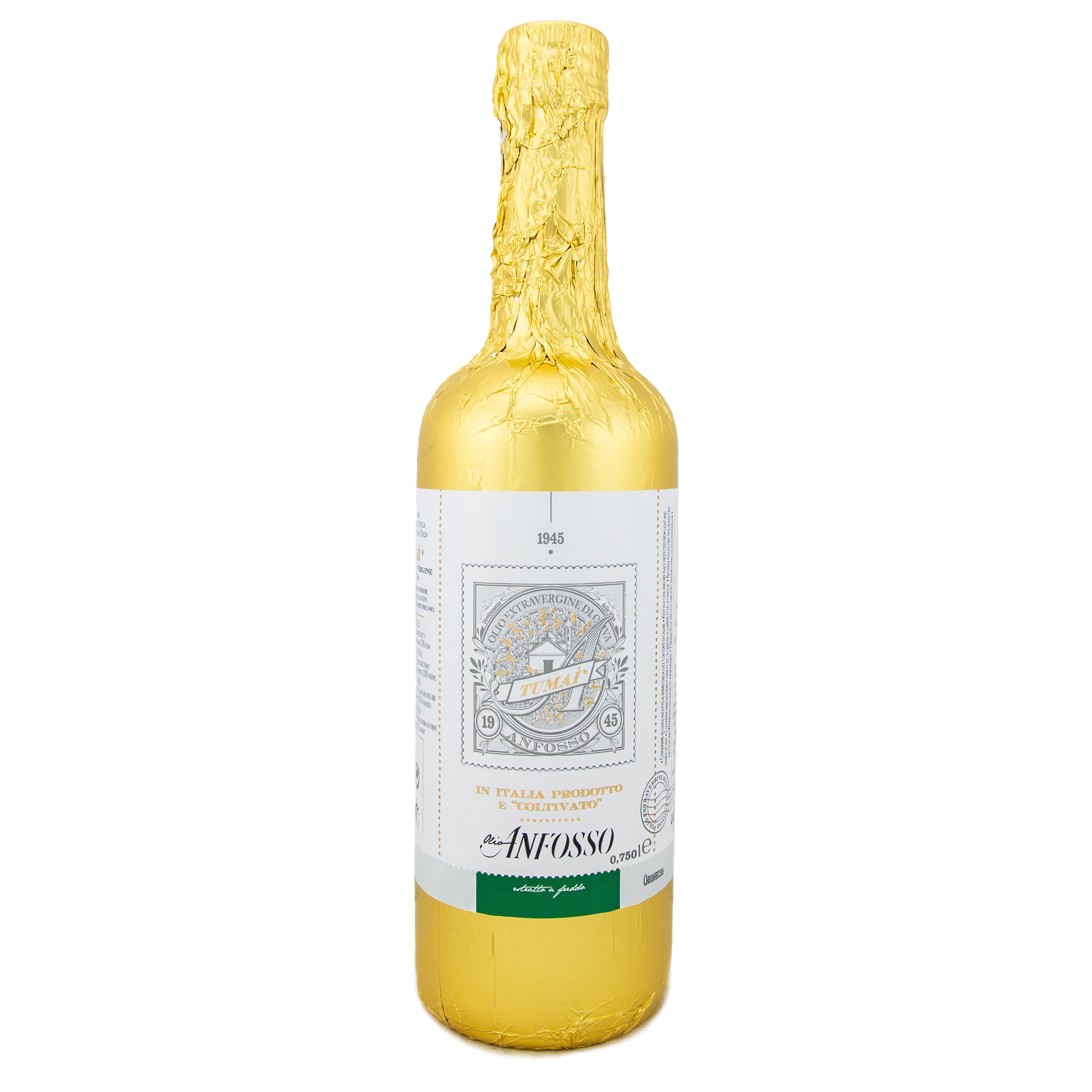 Anfosso Olio Extra Vergine Di Oliva 100% Italiano Tumai 750ml Anfosso - Oil 750ml @Mercato Gourmet | Your Italian Gourmet Supermarket