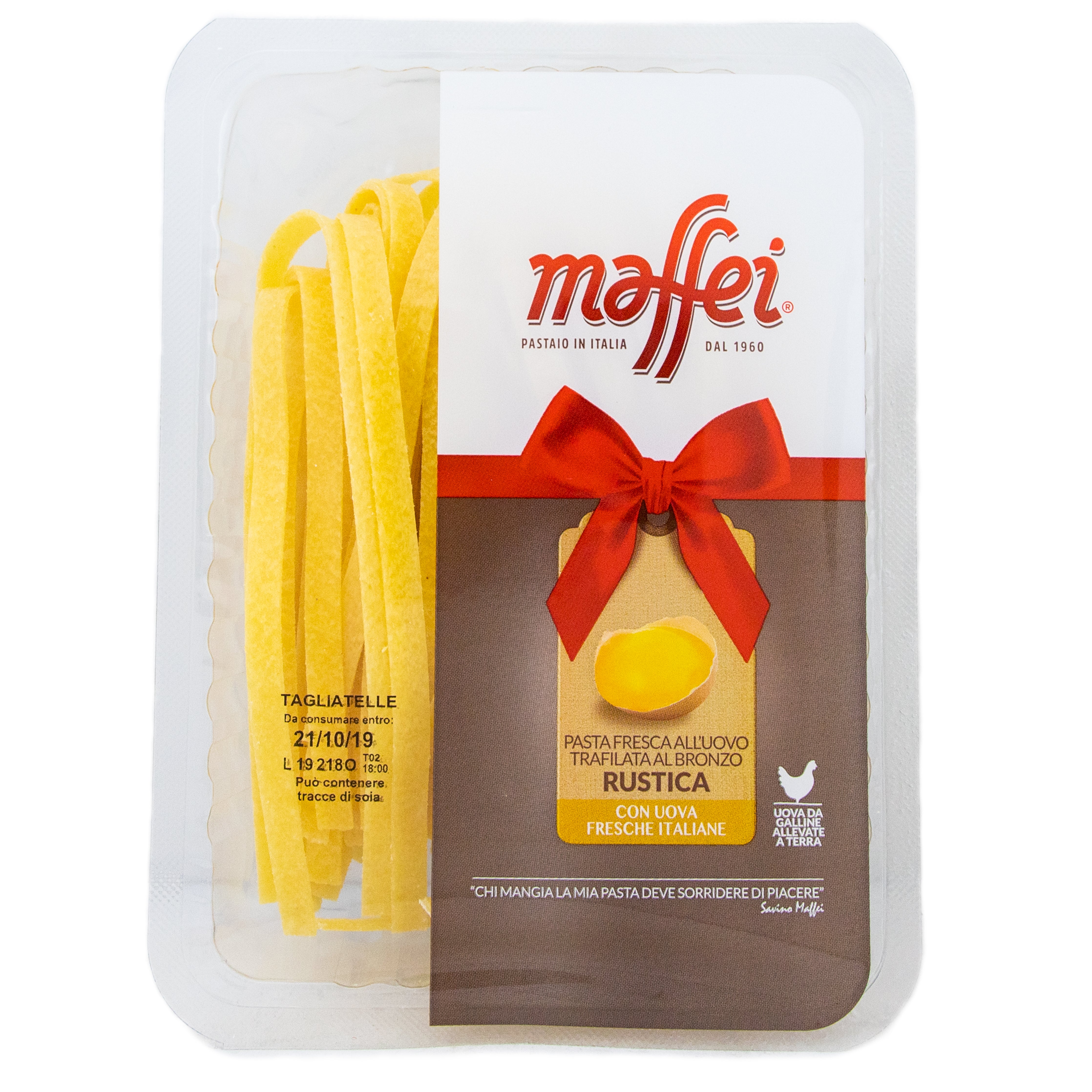 Maffei Tagliatelle Fresca All'Uovo - Pastaio Maffei Pastaio Maffei - Fresh Pasta 250g @Mercato Gourmet | Your Italian Gourmet Supermarket