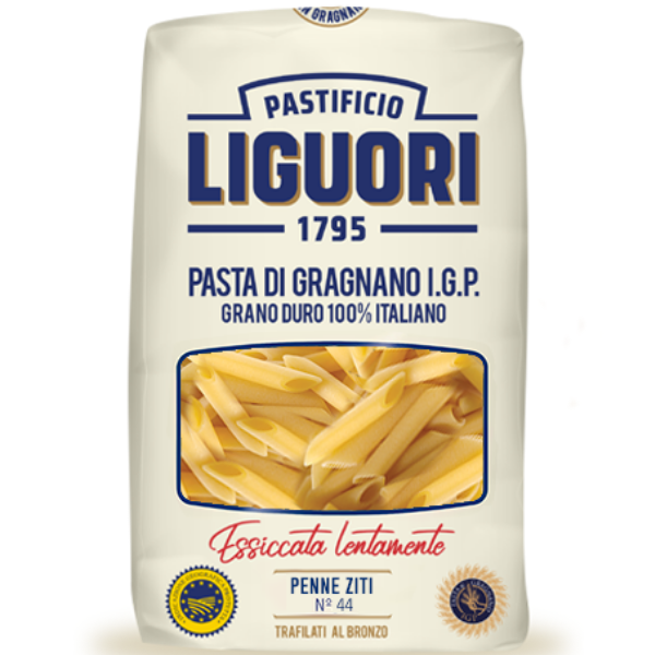 Penne Lisce 500g - Liguori Pastificio Liguori 1795 - Dried Pasta 500g @Mercato Gourmet | Your Italian Gourmet Supermarket