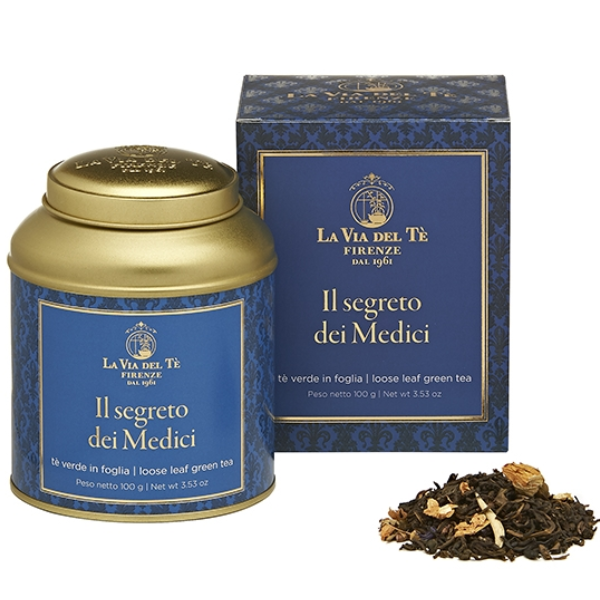 il Segreto dei Medici Green Tea in Tin 100g - La Via del Tè La Via del Tè - Coffee & Tea @Mercato Gourmet | Your Italian Gourmet Supermarket