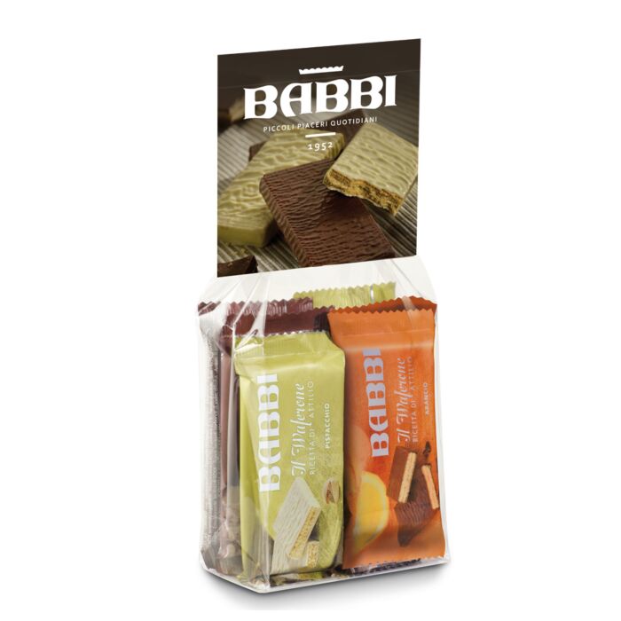 Waferone Ricetta di Attilio Dolci MIXED Wafer in Bag 6pcs - Babbi Babbi - Wafer @Mercato Gourmet | Your Italian Gourmet Supermarket