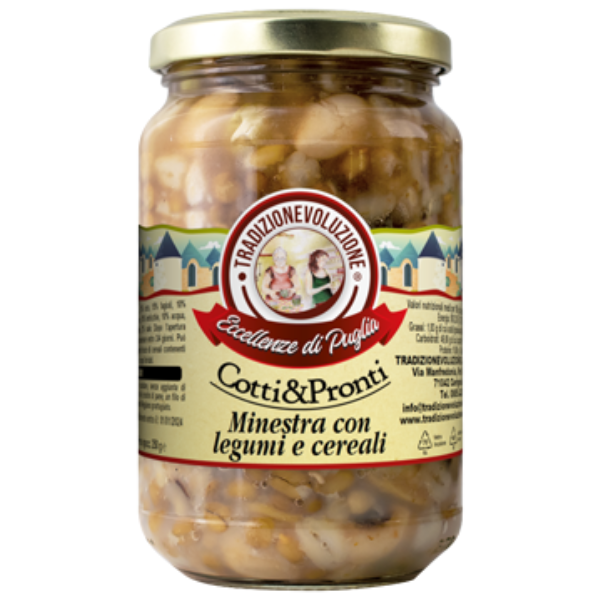Legumes and Cereal Soup - Tradizionevoluzione (Expiring on 1 MAR 2024) Mercato Gourmet - singleton_gift @Mercato Gourmet | Your Italian Gourmet Supermarket