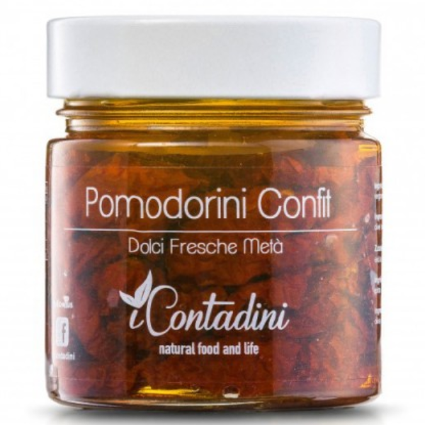 Cherry Tomatoes Confit 230g - I Contadini I Contadini - Preserved Vegetables @Mercato Gourmet | Your Italian Gourmet Supermarket